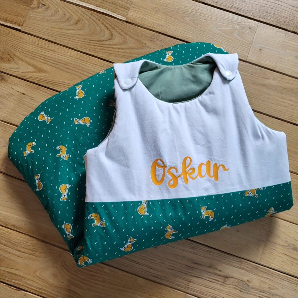 Gigoteuse 3-6 mois customisée